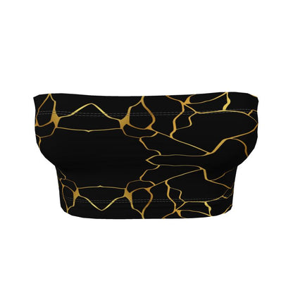 Brassière bandeau Doublé Prestige™ Noir et Or Filament - Prestige SXM