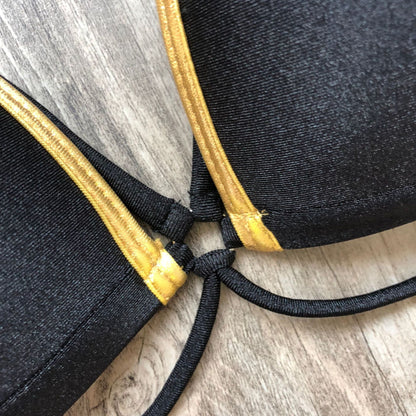 Bronzage bikini Noir et Or - Prestige SXM