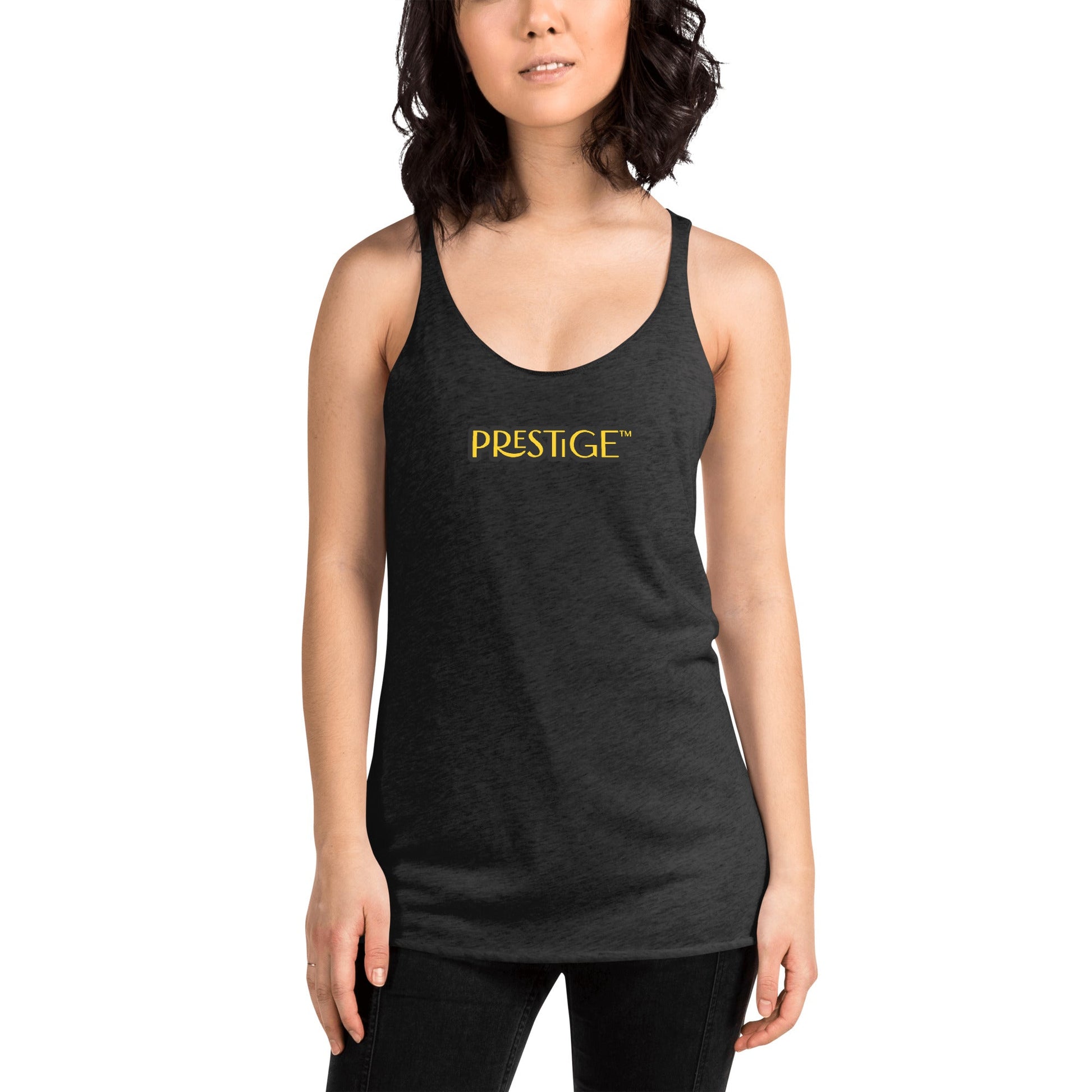 Débardeur Vintage à Dos Nageur pour Femme Prestige™ Noir & Or - Prestige SXM