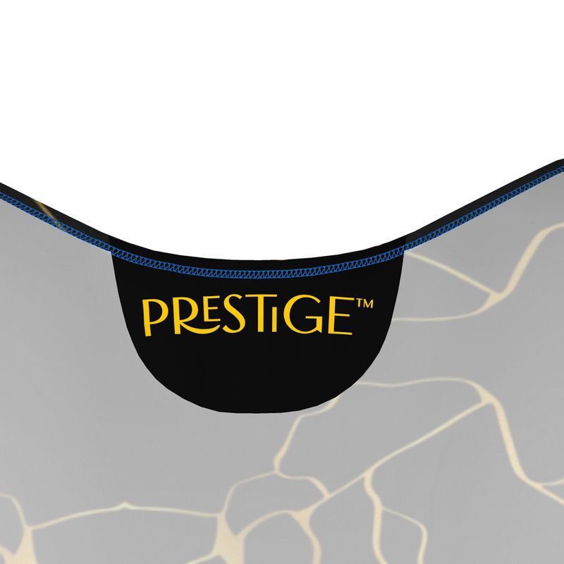 Robe moulante en Jersey Prestige™ Noir et Or Filament - Prestige SXM
