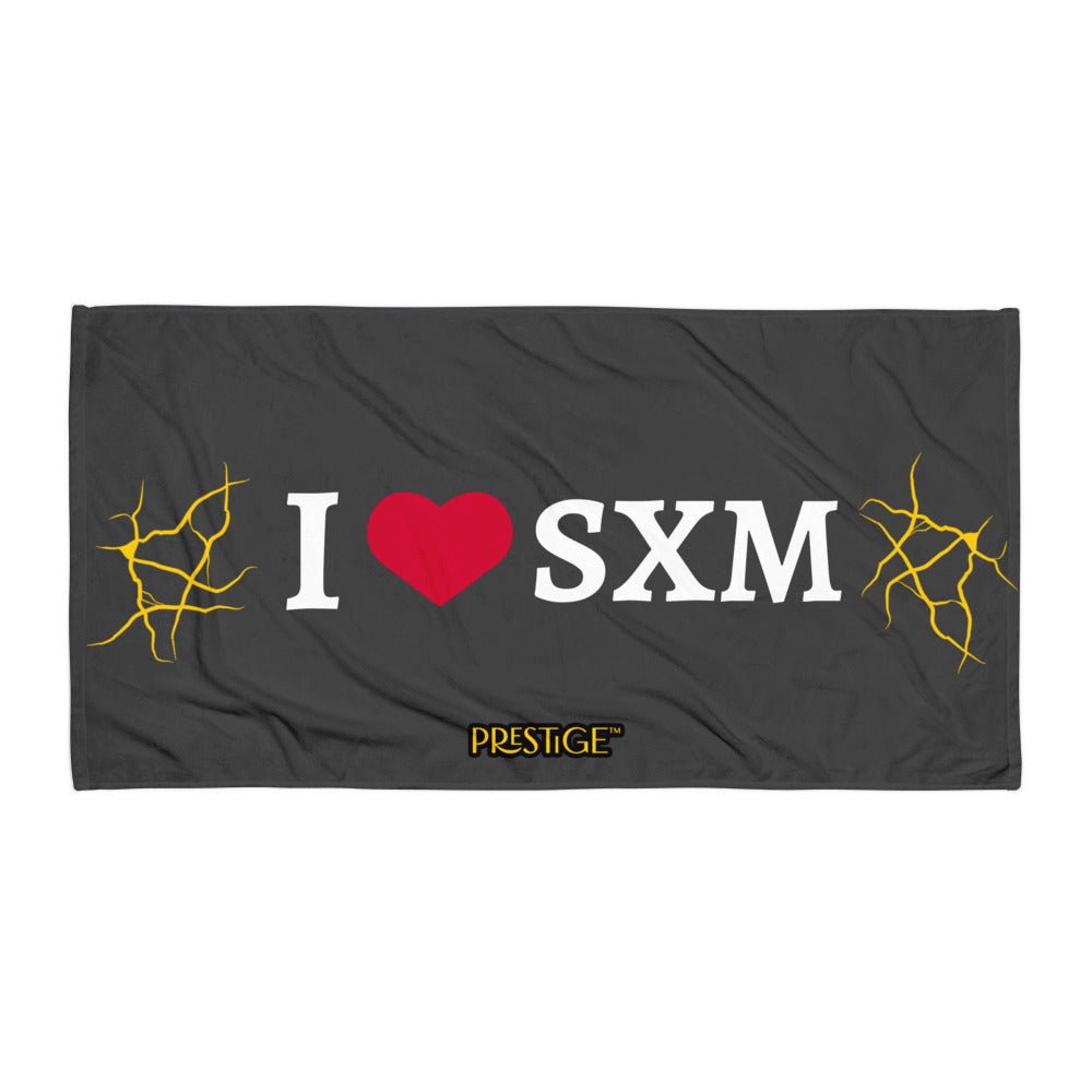 Serviette Prestige™ LOVE SXM Eclipse et Or - Prestige SXM