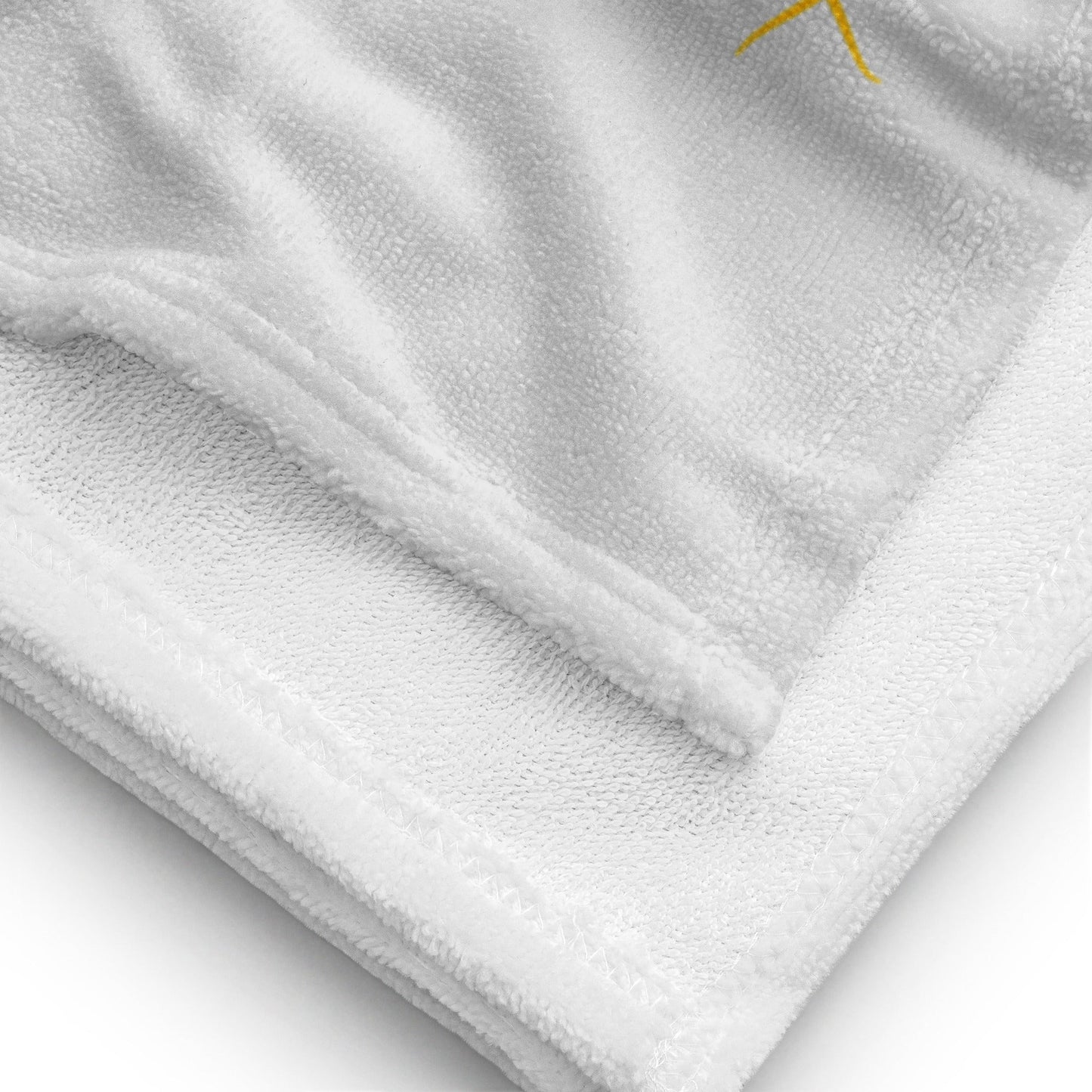 Serviette LOVE SXM Prestige SXM Gris Clair et Or - serviette