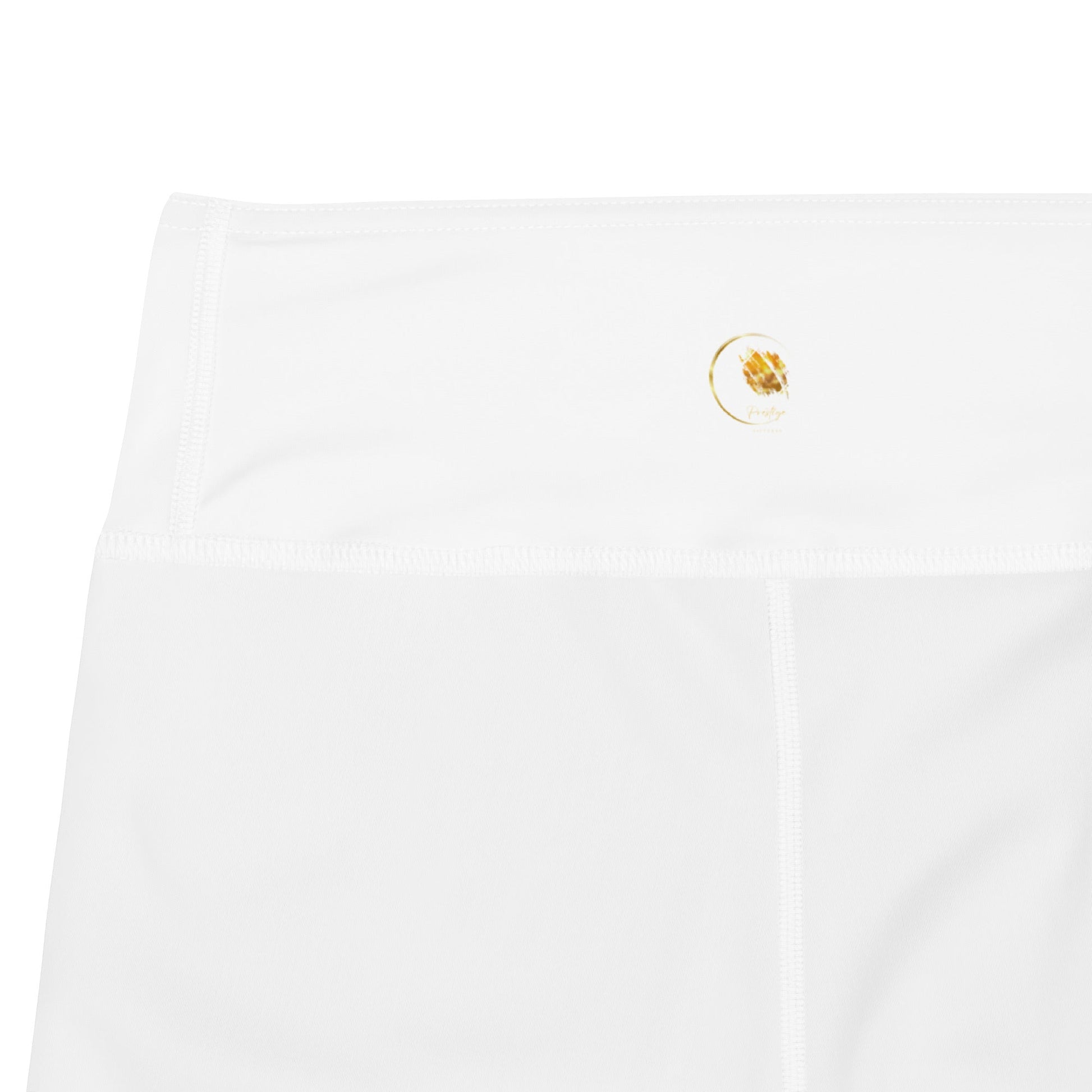 Short de Yoga Prestige™ Blanc et Or Filament - Prestige SXM