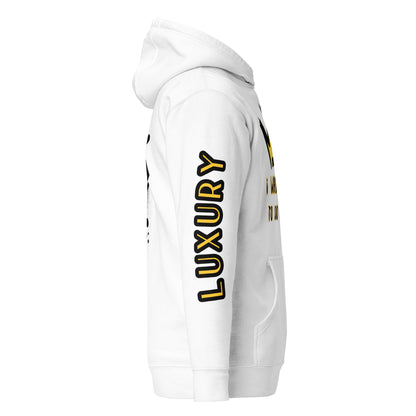 Sweat à Capuche Unisexe Prestige™ Blanc "I WAS BORN TO DO THIS" - Prestige SXM