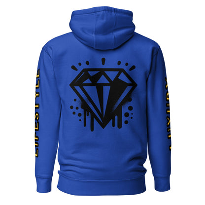 Sweat à Capuche Unisexe Prestige™ Bleu Royal "I WAS BORN TO DO THIS" - Prestige SXM