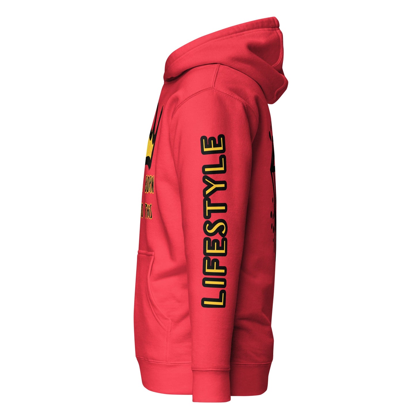 Sweat à Capuche Unisexe Prestige™ Rouge "I WAS BORN TO DO THIS" - Prestige SXM