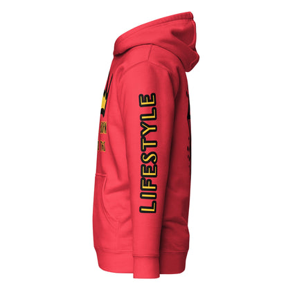 Sweat à Capuche Unisexe Prestige™ Rouge "I WAS BORN TO DO THIS" - Prestige SXM
