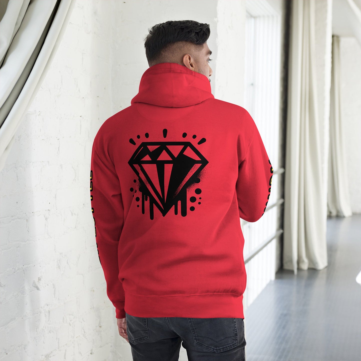 Sweat à Capuche Unisexe Prestige™ Rouge "I WAS BORN TO DO THIS" - Prestige SXM