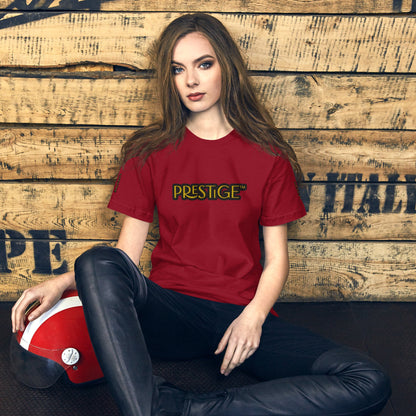 T-shirt Logo Texte Brodé Prestige™ Unisexe - Prestige SXM