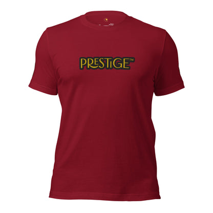 T-shirt Logo Texte Brodé Prestige™ Unisexe - Prestige SXM