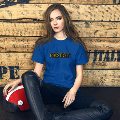 T-shirt Logo Texte Brodé Prestige™ Unisexe - Prestige SXM