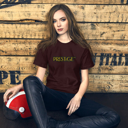 T-shirt Logo Texte Brodé Prestige™ Unisexe - Prestige SXM
