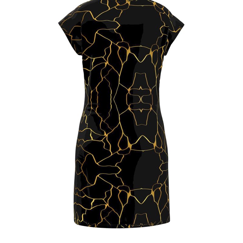 T-shirt robe Prestige™ Noir et Or Filament - Prestige SXM