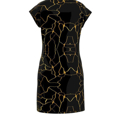 T-shirt robe Prestige™ Noir et Or Filament - Prestige SXM