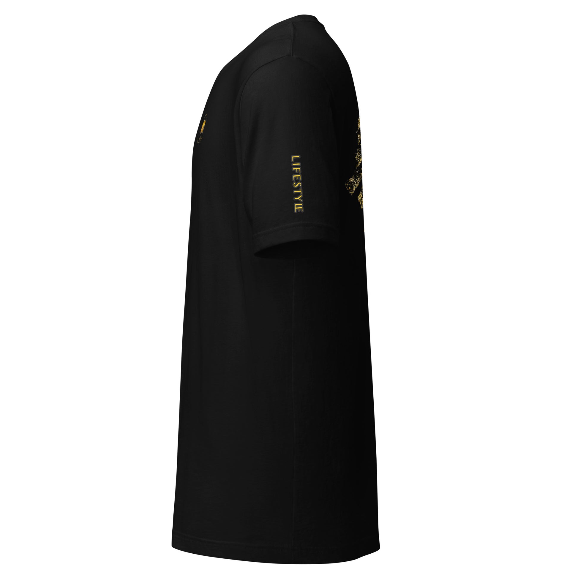 T-shirt Logo Style Poussière d'or Prestige™ unisexe - Prestige SXM