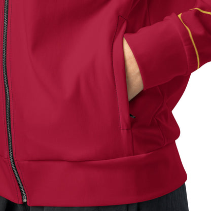 Veste de survêtement Prestige™ unisexe Vin et Or Filament Horizon - Prestige SXM
