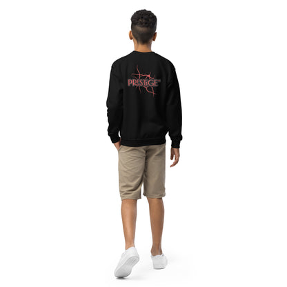 Sweat classique enfant Unisexe en Gildan 18000B Prestige™ Noir et Rouge NEW STYLE - Prestige SXM