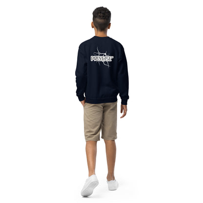 Sweat classique enfant Unisexe en Gildan 18000B Prestige™ Noir et Blanc NEW STYLE - Prestige SXM