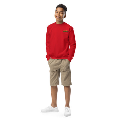 Sweat classique enfant Unisexe en Gildan 18000B Prestige™ Noir et Or NEW STYLE - Prestige SXM