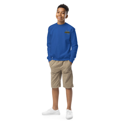 Sweat classique enfant Unisexe en Gildan 18000B Prestige™ Noir et Or NEW STYLE - Prestige SXM